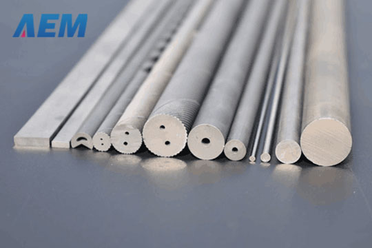 Two Straight Hole Carbide Rod